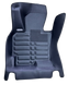 5D коврики Skopa Mazda CX-5 2012-2017 &mdash; экокожа, полное закрытие пола KM-137 black фото 2