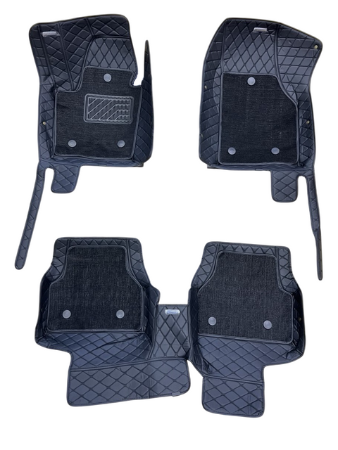 Dual 5D килимки Skopa Volkswagen Tiguan V 2007-2017 &mdash; знімний килимок, повне закриття підлоги ST-846 black фото