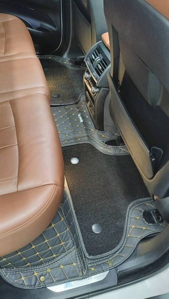 Dual 5D килимки Skopa Audi A3 8P 2003-2012 &mdash; знімний килимок, повне закриття підлоги ST-104 gold фото