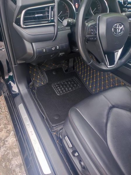 Dual 5D коврики Skopa Toyota Camry 70 2017- &mdash; съемный коврик, полное закрытие пола ST-59 gold фото
