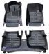 5D килимки Skopa Volkswagen Tiguan II 2015- &mdash; екошкіра, повне закриття підлоги KM-08 black фото 1