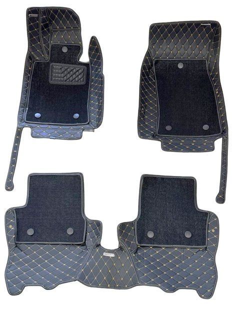 Dual 5D килимки Skopa Mini Cooper R57 2006-2013 &mdash; знімний килимок, повне закриття підлоги ST-294 gold фото