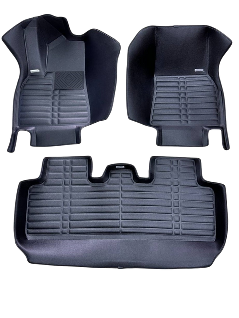 5D килимки Skopa Tesla Model Y 2019- &mdash; екошкіра, повне закриття підлоги KM-291 black фото