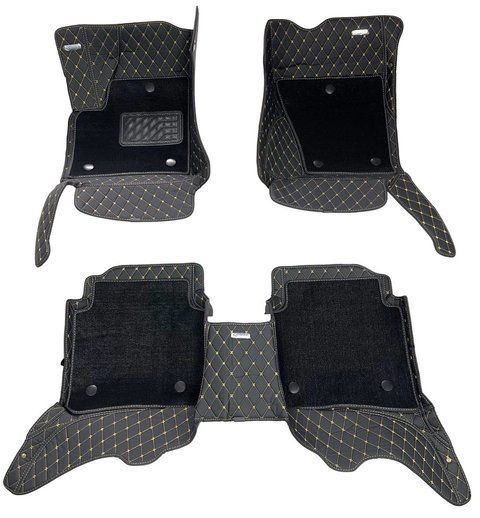 Dual 5D килимки Skopa Nissan Navara 2015- &mdash; знімний килимок, повне закриття підлоги ST-316 gold фото