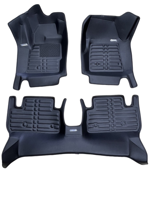 5D килимки Skopa Land Rover LR2 2006-2014 &mdash; екошкіра, повне закриття підлоги KM-292 black фото