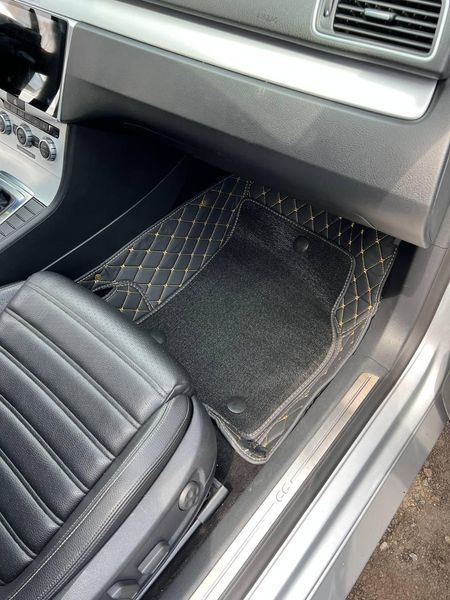 Dual 5D килимки Skopa Volkswagen Passat B7 2010-2015 &mdash; знімний килимок, повне закриття підлоги ST-69 gold фото
