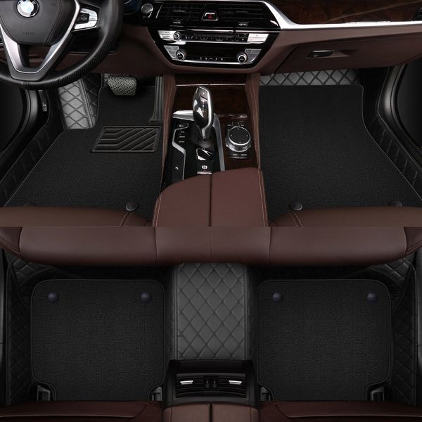 Dual 5D коврики Skopa Audi A4 B7 2004-2009 &mdash; съемный коврик, полное закрытие пола ST-457 black фото