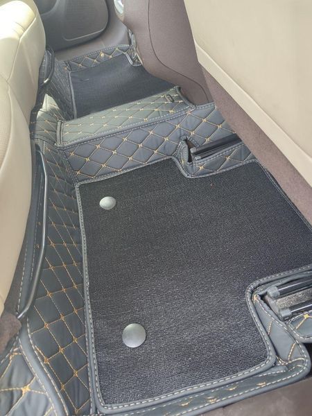 Dual 5D килимки Skopa Infiniti QX50 II 2017- &mdash; знімний килимок, повне закриття підлоги ST-28 gold фото