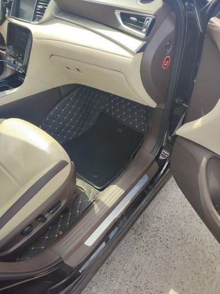 Dual 5D килимки Skopa Infiniti QX50 II 2017- &mdash; знімний килимок, повне закриття підлоги ST-28 gold фото