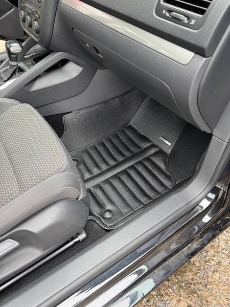 5D килимки Skopa Seat Toledo III 2004-2009 &mdash; екошкіра, повне закриття підлоги KM-123 black фото