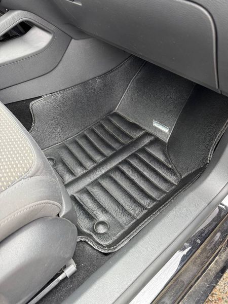 5D килимки Skopa Seat Toledo III 2004-2009 &mdash; екошкіра, повне закриття підлоги KM-123 black фото