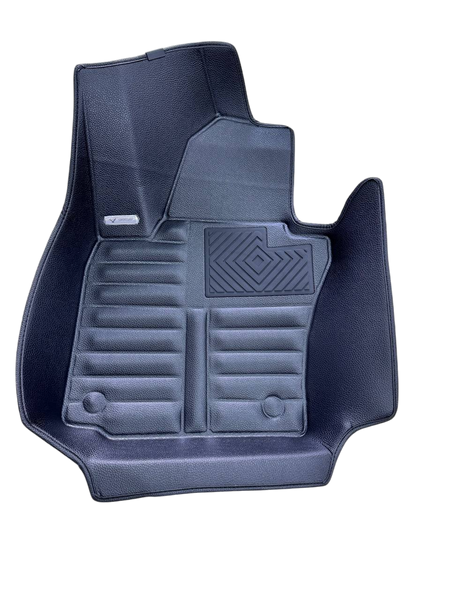 5D килимки Skopa Seat Toledo III 2004-2009 &mdash; екошкіра, повне закриття підлоги KM-123 black фото