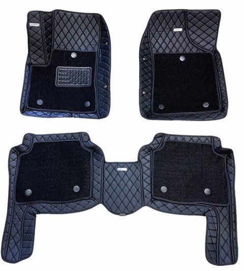 Dual 5D коврики Skopa Hyundai Santa Fe 2005-2012 &mdash; съемный коврик, полное закрытие пола ST-557 black фото