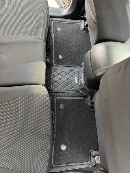 Dual 5D коврики Skopa Hyundai Santa Fe 2012-2017 &mdash; съемный коврик, полное закрытие пола ST-558 black фото