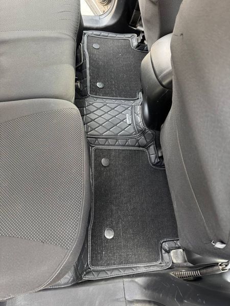 Dual 5D коврики Skopa Hyundai Santa Fe 2012-2017 &mdash; съемный коврик, полное закрытие пола ST-558 black фото