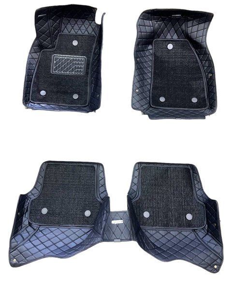 Dual 5D килимки Skopa Audi A4 B6 2001-2006 &mdash; знімний килимок, повне закриття підлоги ST-457 black фото