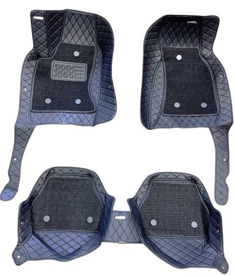 Dual 5D килимки Skopa Audi A6 C7 2011-2015 &mdash; знімний килимок, повне закриття підлоги ST-458 black фото