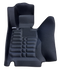 5D коврики Skopa BMW X1 Е84 2009-2015 &mdash; экокожа, полное закрытие пола KM-132 black фото 10