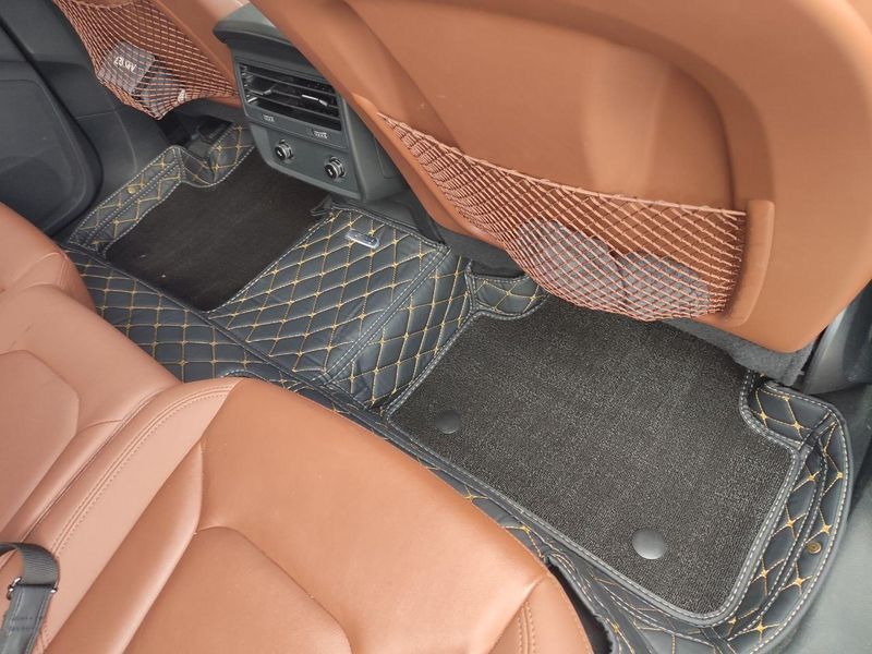Dual 5D килимки Skopa Hyundai Sonata 2010-2015 &mdash; знімний килимок, повне закриття підлоги ST-181 gold фото