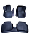 5D коврики Skopa Volkswagen Touran 2003-2014 &mdash; экокожа, полное закрытие пола KM-372 Black фото 1