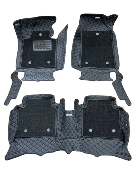 Dual 5D коврики Skopa Hyundai Sonata 2015-2020 &mdash; съемный коврик, полное закрытие пола ST-562 black фото