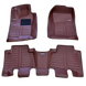 5D коврики Skopa Lexus GX 460 2010-2017 &mdash; экокожа, полное закрытие пола KM-53 brown фото 1