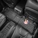 5D килимки Skopa Lexus LX 2007-2020 &mdash; екошкіра, повне закриття підлоги KM-57 brown фото 4