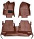 5D коврики Skopa Ford Kuga 2013-2019 &mdash; экокожа, полное закрытие пола KM-106 brown фото 1