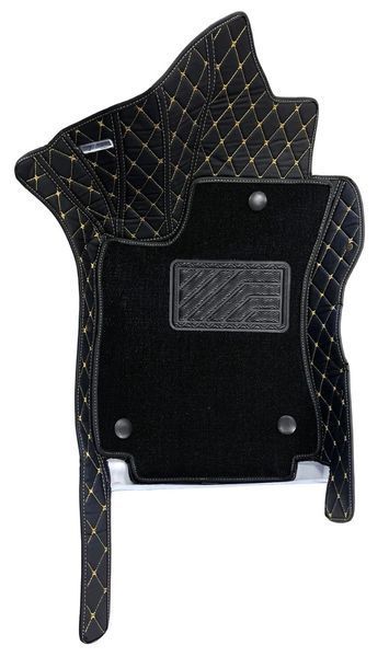 Dual 5D килимки Skopa Nissan Qashqai 2007-2013 &mdash; знімний килимок, повне закриття підлоги ST-46 gold фото