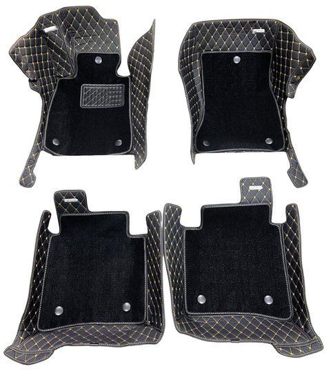 Dual 5D килимки Skopa Mercedes S-Class W222 2013-2020 4 місця &mdash; знімний килимок, повне закриття підлоги ST-80 gold фото